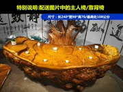 Cửa hàng hiếm ~ vàng lớn 樟 rễ khắc bàn cà phê cây tự nhiên rễ cây bàn trà gỗ rắn Bàn trà Kung Fu - Các món ăn khao khát gốc