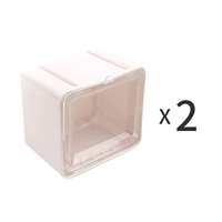 Две бежевые наклейки