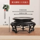 Gỗ gụ màu tím gỗ đàn hương bình tròn cây cảnh lư hương đế gỗ nguyên khối mới phong cách Trung Hoa khay đựng nước hoa bàn hương bàn học