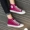 Xuân hè 2019 mới quý cô nhỏ tươi cao để giúp giày vải màu phiên bản Hàn Quốc in Hồng Kông nếm thử giày hoang dã