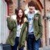 2017 Hàn Quốc Dongdaemun mùa thu và mùa đông cộng với nhung denim dày áo khoác nam giới và phụ nữ lamb bông quần áo những người yêu thích áo khoác Trang phục Couple