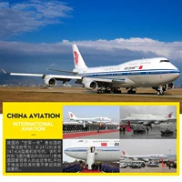 Mô phỏng máy bay mô hình Air China 747 Trung Quốc Southern Airlines 787 Airbus A380 tĩnh máy bay chở khách mô hình bằng giọng nói kích hoạt LED chiếu sáng mô hình 3d