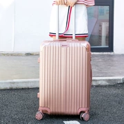 Hành lý nữ xe đẩy trường hợp vali hộp mật khẩu hộp da phổ wheel Hàn Quốc phiên bản của nhỏ tươi 24 inch 26 inch 28 inch