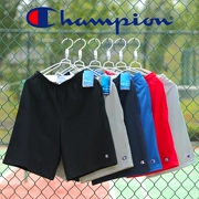 Champion Champion phiên bản MỸ của thêu chính hãng LOGO nam giới và phụ nữ bông lưới thoáng khí thể thao giản dị quần short quần