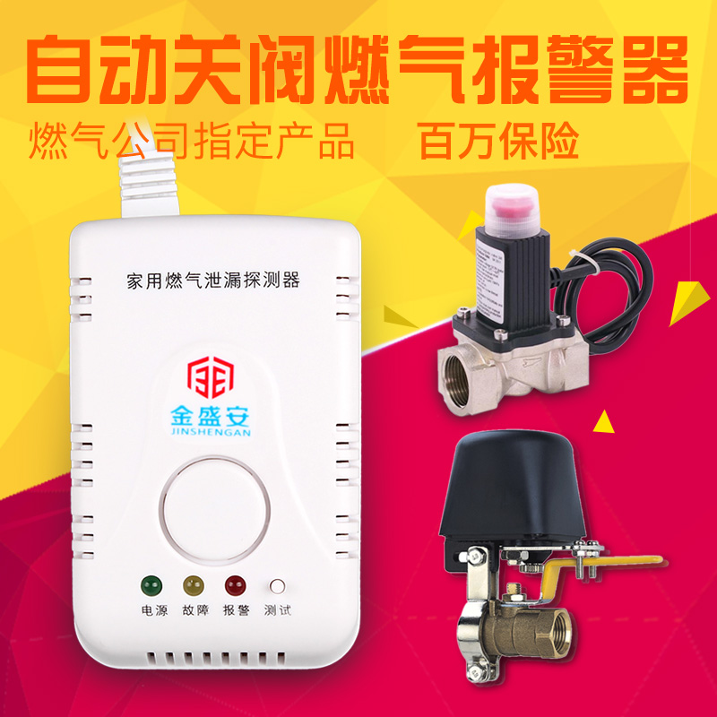 12 71 Household Gas Leakage Alarm Natural Gas Lpg Gas Detector Automatic Shut Off Solenoid Valve Manipulator From Best Taobao Agent Taobao International International Ecommerce Newbecca Com