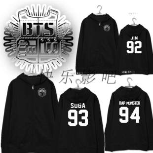 Группа BTS Bulletproof: поддержка Джиму В Джунко, одно и то же бархатная куртка
