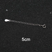 S925 sterling bạc chuỗi mở rộng Clavicle chuỗi mở rộng chuỗi vòng đeo tay mở rộng chuỗi vòng chân phụ kiện chuỗi phụ kiện - Vòng chân vòng chân bạc tây tạng