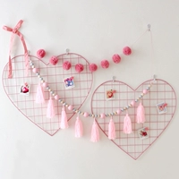 Ins nordic pink heart -caper stach