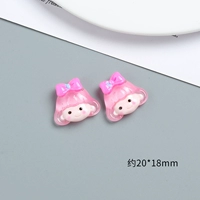 Розовая красная лука девушка девушка