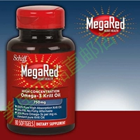 American Direct Mail Schiff® Megared® Omega-3 нефтяные креветки масляные креветки 750 мг*80 капсул