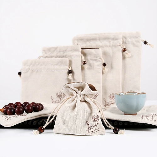Ювелирное украшение из грецкого ореха, коробочка для хранения, тканевый мешок, сумка, мешочек, четки из круглых бусин, на шнурках, сделано на заказ