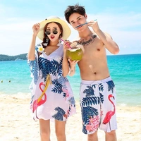 Cặp đôi đồ bơi phù hợp với bikini ba mảnh áo tắm nữ bảo thủ che bụng đi biển mùa xuân nóng bỏng áo tắm đồ đi biển cho cặp đôi