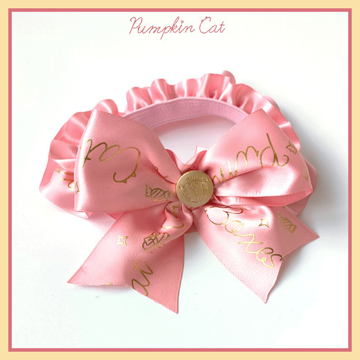 Calf Ring - Pink (One)【 Slow mass 】 Pumpkin cat Candy Boxes lovely Gift box Headwear hair hoop Small things Neck ring KC