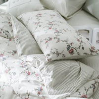 Bộ đồ giường mùa xuân chăn sinh viên ký túc xá đơn ba mảnh đôi bông bốn mảnh đặc biệt - Bộ đồ giường bốn mảnh chăn ga gối đệm màu hồng