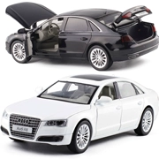 1:32 Audi A8 AUDI mô hình xe đồ chơi xe được ủy quyền âm thanh và ánh sáng kéo lại món quà sinh nhật - Chế độ tĩnh