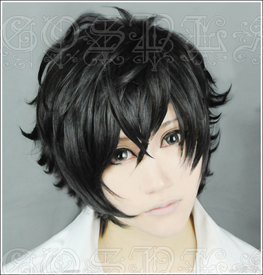 taobao agent Goddess Different Records 5 Male Lord Yu Gonglian Lai Qi 栖 cos wig black anti -curly glasses