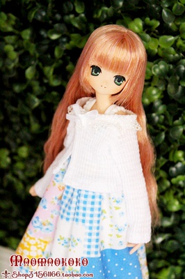 taobao agent 【Cat Cat's Nest】 AZONE 6 off -the -shoulder jacket crushed lattice dress dressed dressed baby jacket suit