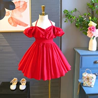 2018 mùa hè mới trẻ em Hàn Quốc khí dây đeo váy sexy quây váy thời trang công chúa váy váy cho bé gái 1 tuổi