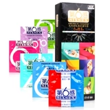 Подлинный шестой сенсорный презерватив шесть -24 Ультра -тсин -нить нить нити ледяной огонь супер скользкие презервативы