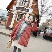 Chống mùa giải phóng mặt bằng 2018 mới Hàn Quốc phiên bản dày bông quần áo nữ mùa đông áo khoác bông áo khoác sinh viên bánh mì quần áo áo dài