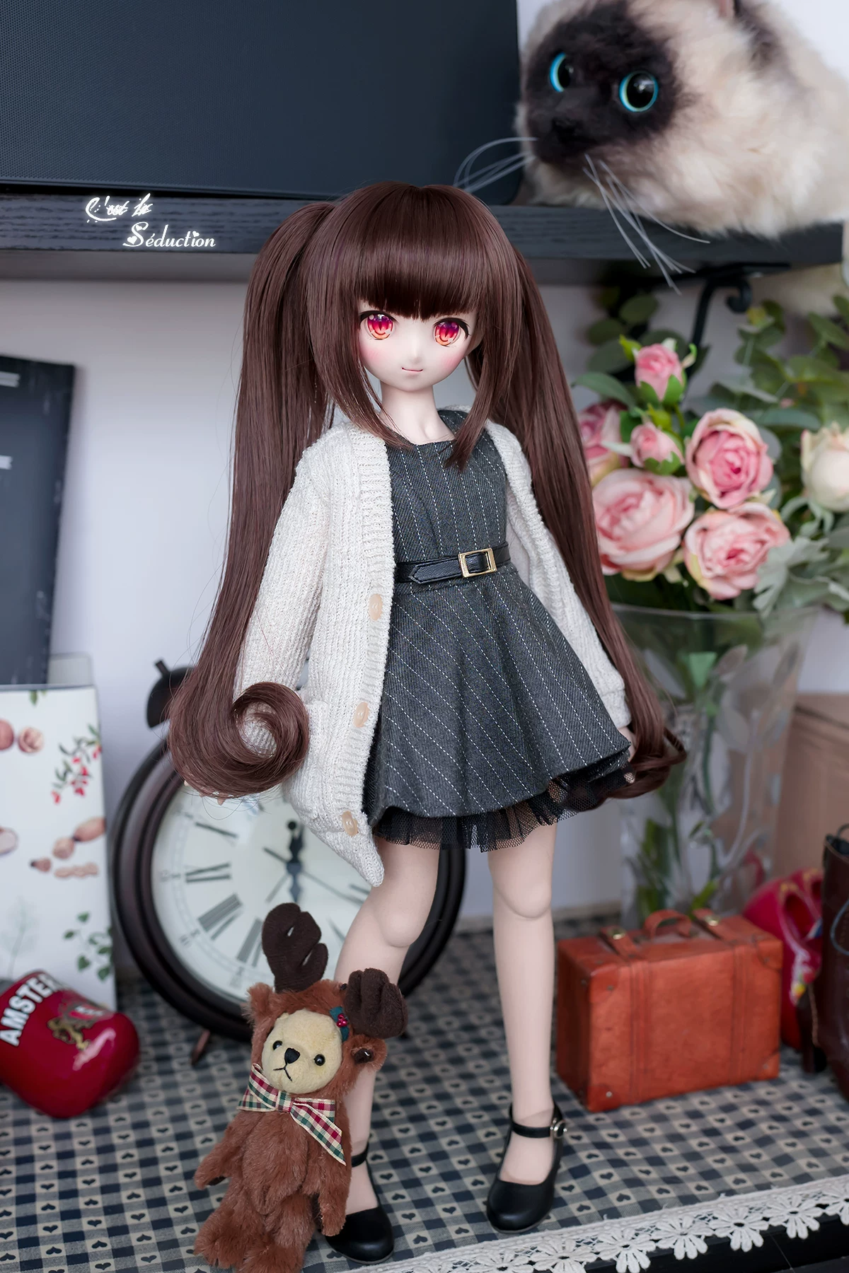 [【C.L.S.】巧克力 NEKOPARA BJD DD MDD 3分假发 角色定制 双马尾]