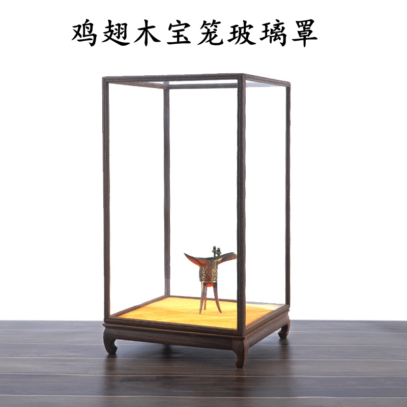 紅木筆筒 東陽木雕刻書房擺件松鶴延年 實木質花梨辦公桌面工藝品