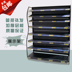 витрина Полка ночного магазина супермаркета стеллажи