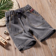 Trai quần short denim trẻ em mùa hè của phần mỏng 2018 mới của Hàn Quốc phiên bản của bông trong các trẻ em lớn mặc quần năm quần triều