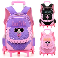 Trẻ em vali nữ 1-3-6 lớp 6-12 tuổi schoolbag túi nam ba lô xe đẩy túi nam balo trẻ em mẫu giáo