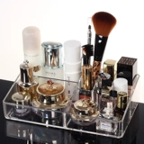 Косметическая коробка для хранения, кисть для ухода за кожей, помада, база под макияж, пластиковая коробка для косметики, туалетный столик, популярно в интернете