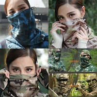 Камуфляжный уличный солнцезащитный платок подходит для мужчин и женщин, уличная маска для велоспорта, спортивный шарф, для бега