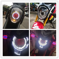 Wangjiang lớn búp bê xe máy m3 nhỏ khỉ msx125 sửa đổi q5 ống kính thiên thần mắt xenon đèn pha lắp ráp 	bóng đèn pha xe máy 6v