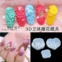 Nail flower khuôn nhỏ khuôn water drop cứng cao su dính hoa Nhật Bản nail tool nhỏ tươi flower silicone khuôn dụng cụ học nail