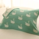 ★ 3 -layer Pillow Поклоновое полотенце -Swan Beans Green