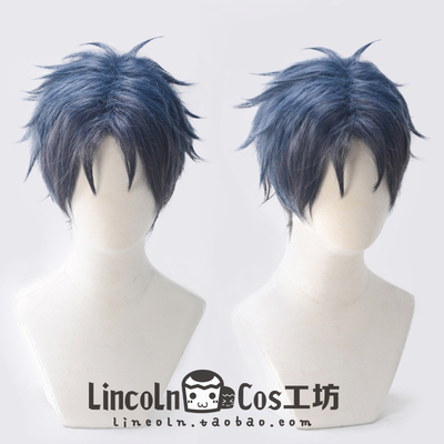 taobao agent Lincoln otaku rot female love is really difficult to be two vines Hongsong cosplay wigs of hair gradient short hair