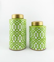 Дизайнерская зеленая глина, коробочка для хранения, украшение, мебель, в американском стиле, французский стиль