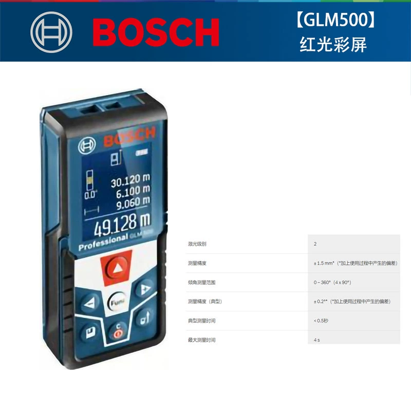 Máy đo khoảng cách CLG Bosch GLM4000/50-23G/5000C/500/100-25C/50-27CG/150C máy đo kích thước bằng tia laser thước đo laser sndway 40m Máy đo khoảng cách