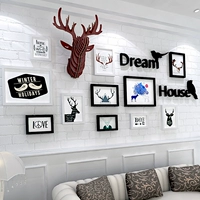 Северная креативная комбинированная комбинация роспись барная комната бар интернет -кафе стены