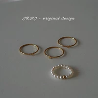 Jrnj / *маленький объект нежный *фабрика Dai Mei напрямую бесплатно 14 тыс. Пакет золотой натуральный жемчужный кольцо кольцо