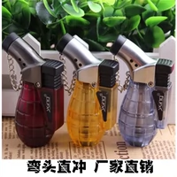 Thẳng vào súng phun nhẹ hơn hàn nhỏ ngọn đuốc igniter blowtorch điểm cigar hương moxibustion chế biến đồ trang sức đường nghệ thuật bật lửa hình súng