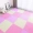 Bất kỳ dày ẩm pad bẫy bẩn nam và nữ lười biếng đặc biệt mát màu hồng khâu thảm bọt phòng 60x60 - Thảm sàn