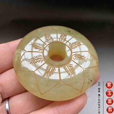 Украшения на руку 老玉古玩玉石平安扣大玉佩小手把件小摆件清仓包邮03