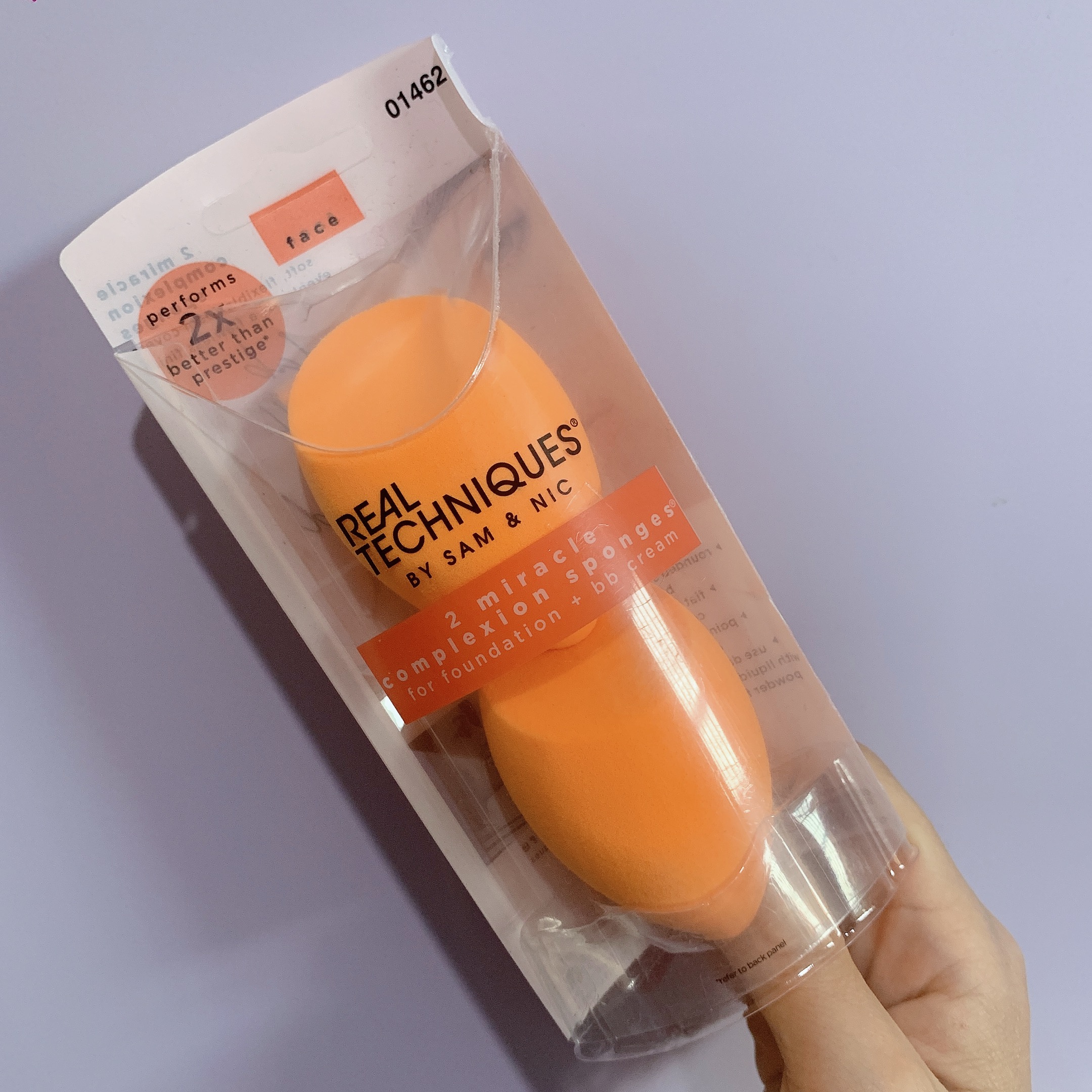 Orange Two PackRt Beauty egg Real Techniques Diamonds Make up Sponge Powder puff Dry wet dual purpose No powder Make up eggs