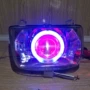 Sundiro Wehua SDH110-19 lắp ráp đèn pha đôi ống kính ánh sáng xe máy xenon đèn thiên thần đèn xe sirius