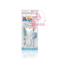 Японский детский гигиенический стакан, щеточка, ершик для бутылочки, комплект, 3 предмета