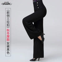 Новые (первые три пряжки) женские брюки Черные толстые модели