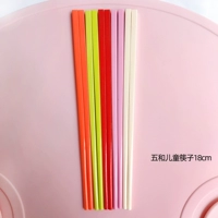 Детские палочки для еды, посуда для гостиной, детская розовая палочка для смешивания для еды, 18см