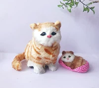 Пара имитационного кожа желтого размера