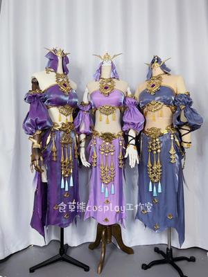 taobao agent Herbal Bear Savina Set FF14 Savina Dance Dance Dance Dance Mother Final Fantasy 14COS to customize