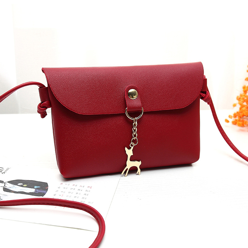 ClaretG fawn coin purse 2019 Korean version Diagonal package foreign trade Mobile phone bag Pinduoduo The single shoulder bag Hot money tide